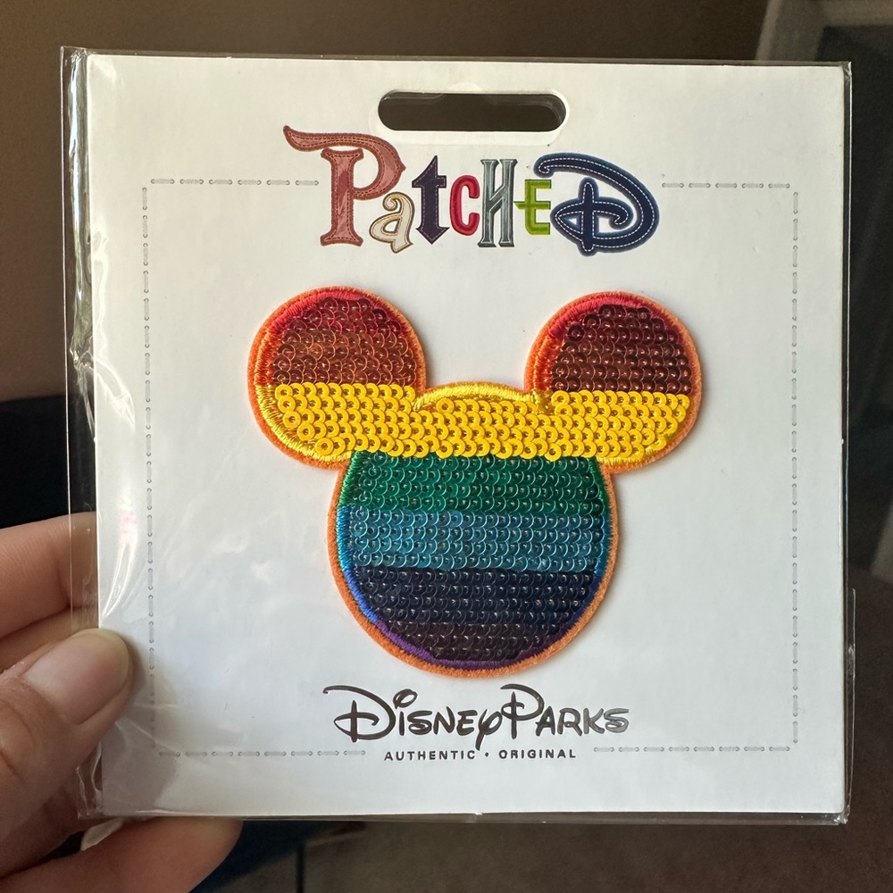 Disney Patched - Rainbow Mickey Mouse Patch